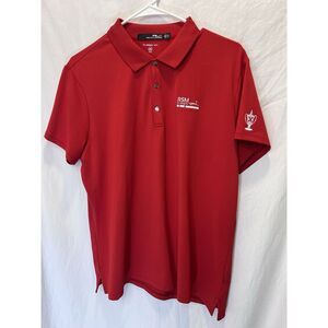 Ralph Lauren RLX‎ Polo Womens XL Classic Fit Wicking Golf RSM Classic Red
